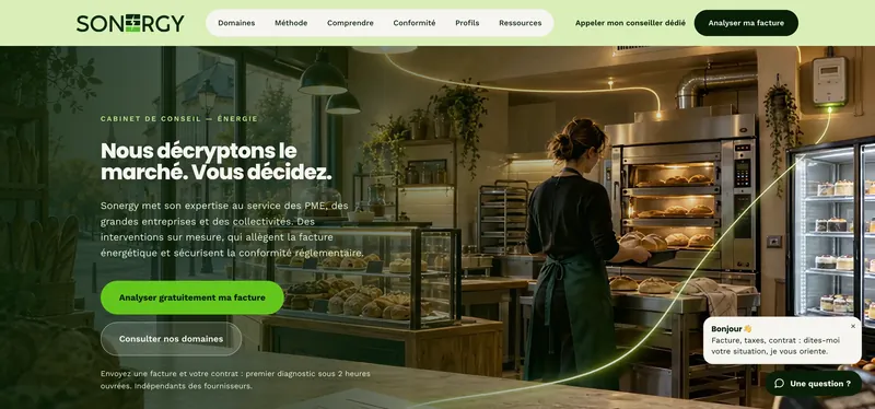Site Sonergy (sonergy.fr)