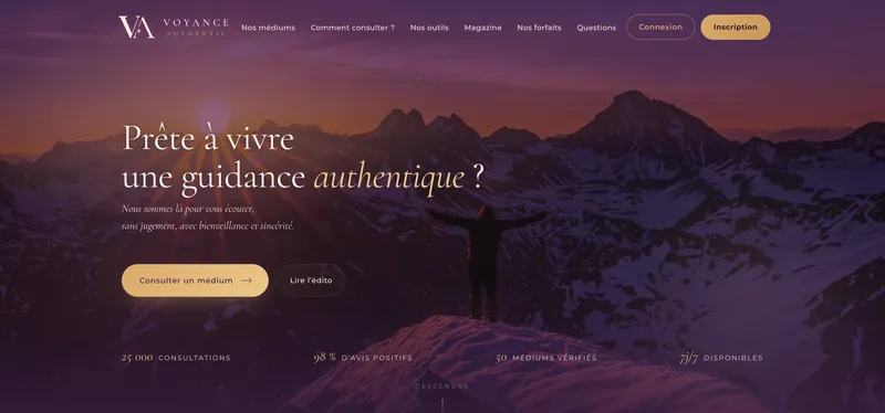 Site Voyance Authentic (voyance-authentic.com)